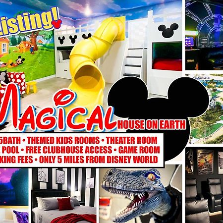 Magical Family Vacation Home Near Disney World At Storey Lake, Star Wars Gameroom, Pool, Theater, Mickey Slide, Sleeps Up To 28 Кіссіммі Екстер'єр фото