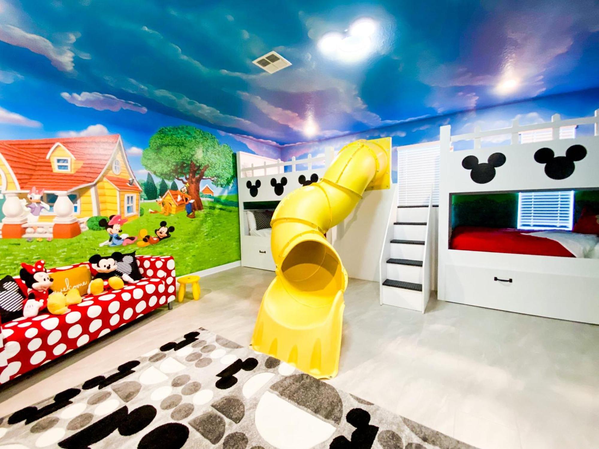 Magical Family Vacation Home Near Disney World At Storey Lake, Star Wars Gameroom, Pool, Theater, Mickey Slide, Sleeps Up To 28 Кіссіммі Екстер'єр фото
