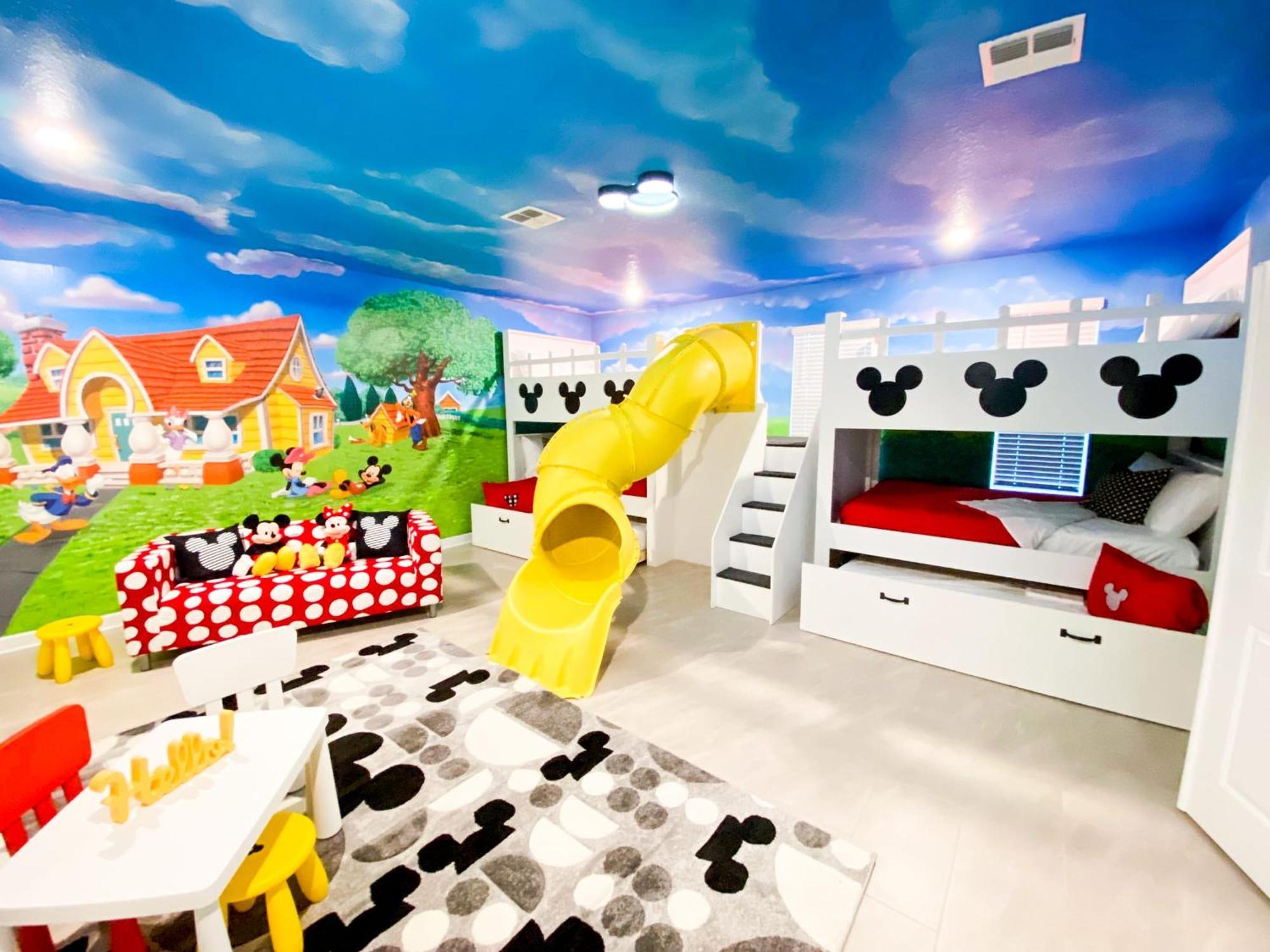Magical Family Vacation Home Near Disney World At Storey Lake, Star Wars Gameroom, Pool, Theater, Mickey Slide, Sleeps Up To 28 Кіссіммі Екстер'єр фото